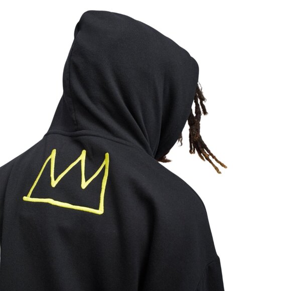 Reason Basquiat Hoodie Men’s Large Black White Evil Thoughts Graphic - Picture 11 of 16